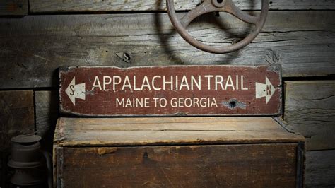 Distressed Appalachian Trail Sign Custom Wooden Trail | Etsy in 2021 | Custom sign, How to make ...