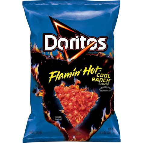 Amazon.com: Doritos Tortilla Chips Flamin' Hot Cool Ranch, 9.25 Oz