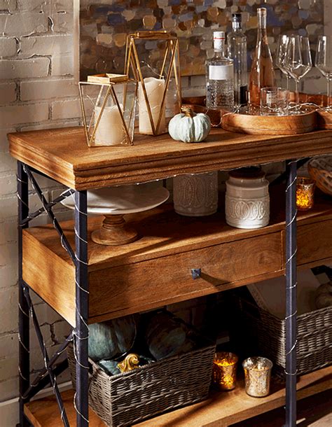 Fall Decorating with Glimmer Strings® | Pier 1 Imports Kitchen Cart, Kitchen Decor, Papasan ...
