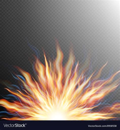 Explosion big bang fire burst eps 10 Royalty Free Vector