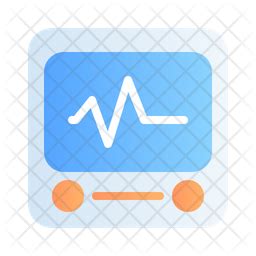 Heart Rate Monitor Icon - Download in Flat Style