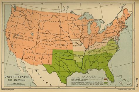 Maps: Us Map Of 1860