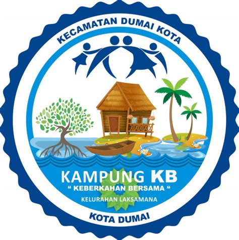 Logo kampung kb keberkahan bersama kelurahan laksamana