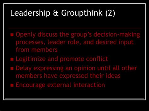 PPT - GroupThink PowerPoint Presentation, free download - ID:211256