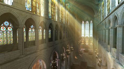 ArtStation - Gothic Cathedral Interior