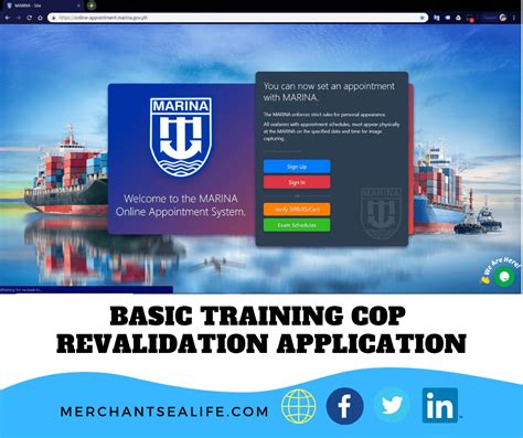 Basic Training COP Revalidation 2019 Requirements - Merchant Sea Life