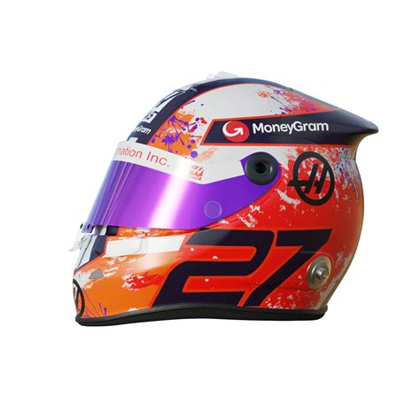 F1 Nico Hulkenberg Helmet 2023 - 3D Model by Cactus3D