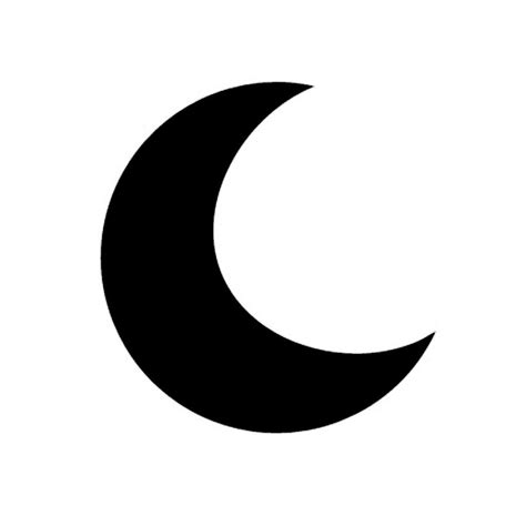 Planetary Symbol -- MOON (Decal) | Moon decal, Symbols, Moon icon