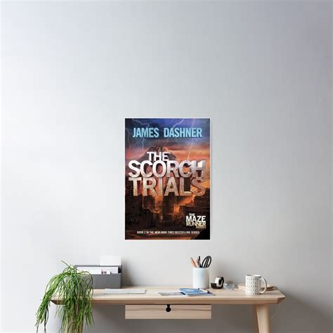 "The Scorch Trials Book Cover" Poster for Sale by A5-TheGlue | Redbubble