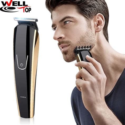 Professional Electric Men Shaver Rotary Shaver Cordless Beard Clippers Nose Hair Trimmer Men's ...