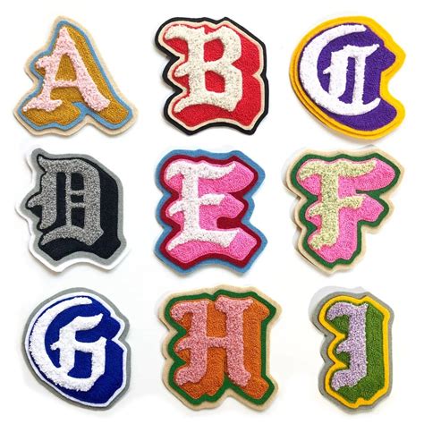 Custom Towelling Embroidery Patch Letters Chenille Patches - Buy Towelling Embroidery Patch ...