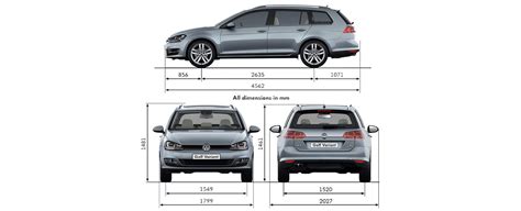 VW Golf Estate & Alltrack sizes & dimensions guide | Carwow