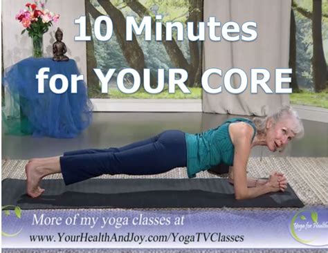 Yoga for Your Core Strength - Your Health and Joy