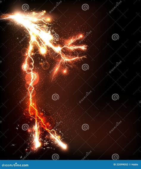 Lightning Flash Background Stock Photography - Image: 22099052