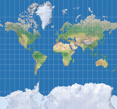 License Info: Mercator Projection