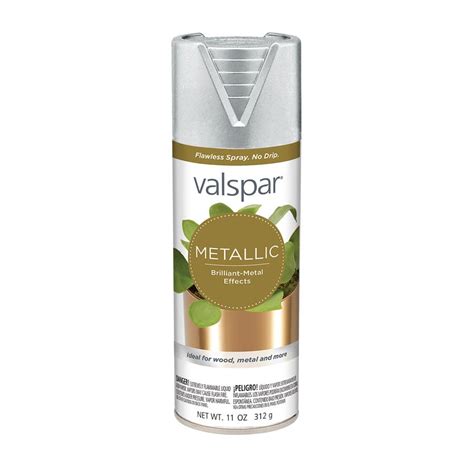 Valspar Gloss Silver Metallic Spray Paint (Actual Net Contents: 11-oz) at Lowes.com