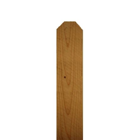 Sierra Pacific Industries 5/8 in. x 3-1/2 in. x 6 ft. White Fir Dog-Ear Wood Fence Picket 835021 ...
