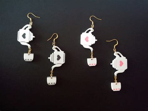 Acrylic Jewelry Laser Cut Jewelry Laser Cut Earrings Tea - Etsy