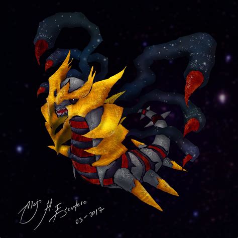 ArtStation - Giratina fan art