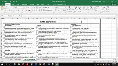 Individual Performance Commitment and Review Form (IPCRF) Template ...