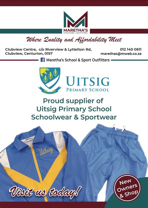 Uniform Suppliers - Uitsig Primary School