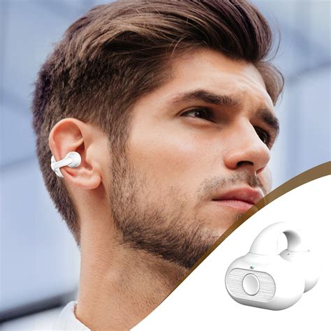 Open Ear Clip Headphones, Wireless Earbuds Bluetooth 5.3, Playback ...