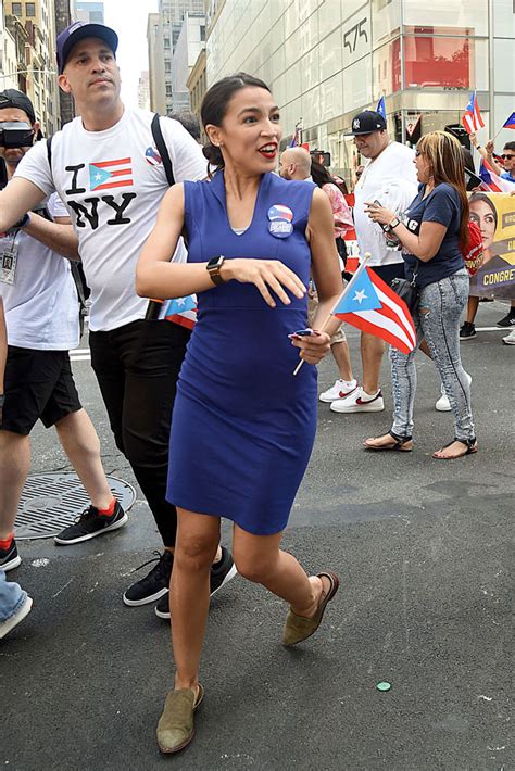 Alexandria Ocasio-Cortez Walks in Puerto Rican Day Parade in Flats – Footwear News