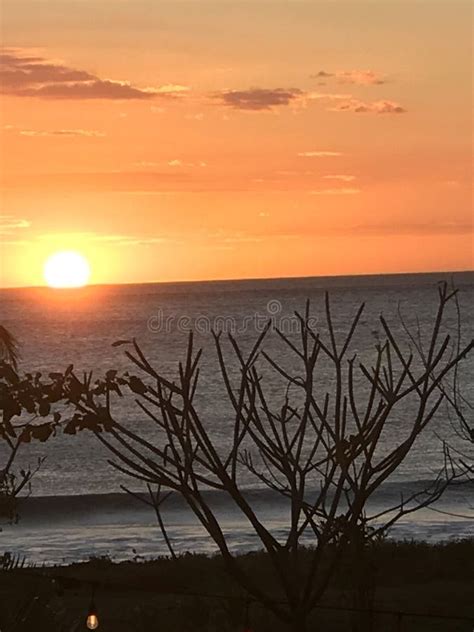 Pacific Ocean sunset stock image. Image of sand, ocean - 110452489