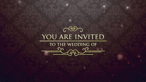 Invitation Video Template