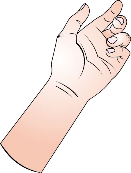 Holding Hand Clip Art at Clker.com - vector clip art online, royalty ...