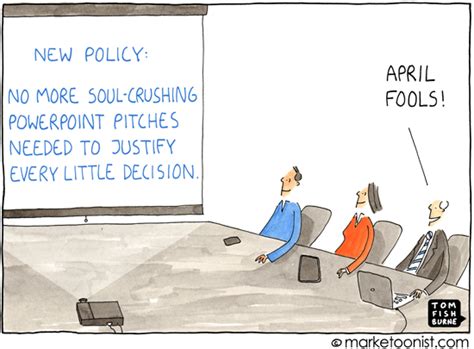 "April Fools" cartoon | Marketoonist | Tom Fishburne