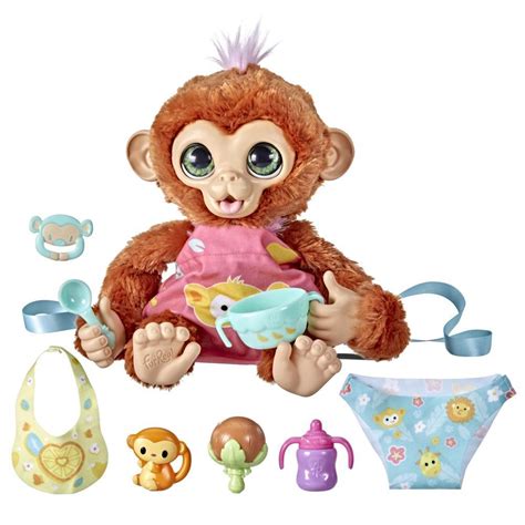 furReal Piper, My Baby Monkey Interactive Animatronic Toy, 50+ Sounds ...