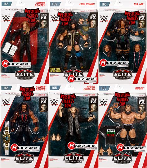 WWE Elite 65 Toy Wrestling Action Figures by Mattel! This set includes ...