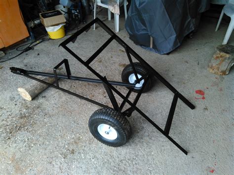 a small cart by dumping | Trailer diy, Atv dump trailer, Atv trailers