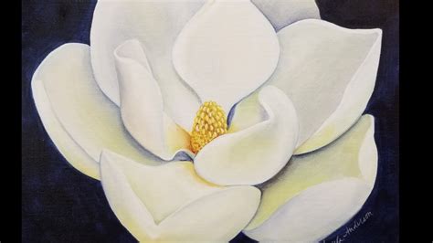 Magnolia Flower Painting | Best Flower Site