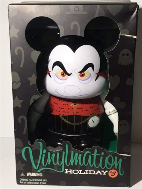 Mickey Mouse Vinylmation Holiday 3 Disney Dracula Vampire Limited Edition - Etsy