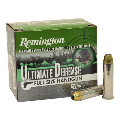 REMINGTON HD ULTIMATE DEFENSE AMMO 357 MAGNUM 125GR JHP | Brownells