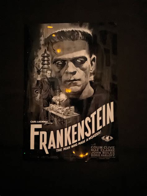 Frankenstein Vintage Movie Poster Reprint - Etsy