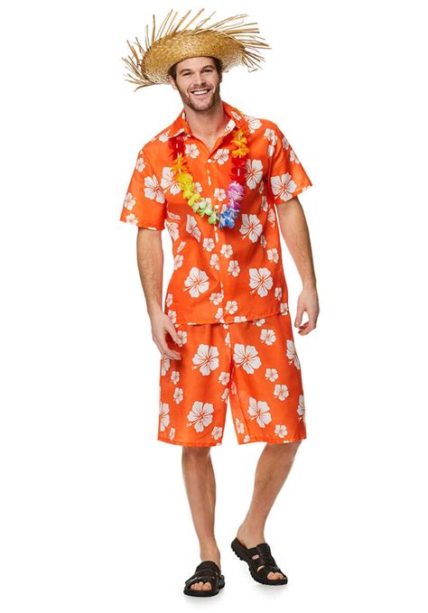 Hawaiian Luau Men's Costume