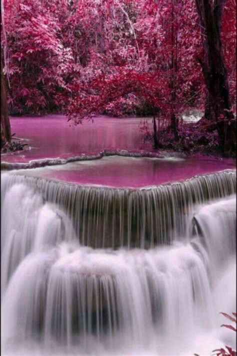 Pink Waterfall Wallpapers - Wallpaper Cave