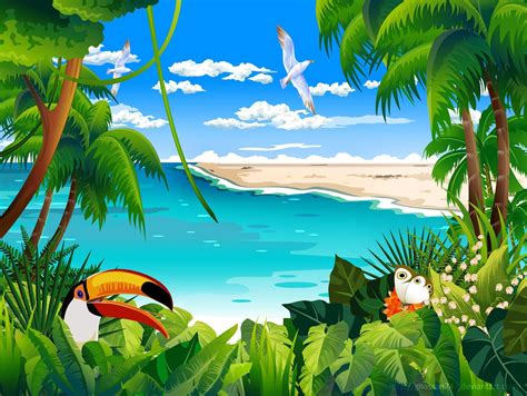 Cartoon Island Wallpapers - Top Free Cartoon Island Backgrounds - WallpaperAccess