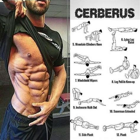 Do the abdominal exercises as shown in the picture for the most effective result! | Entraînement ...