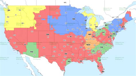 NFL Week 4 coverage map: TV schedule for CBS, Fox regional broadcasts | Sporting News