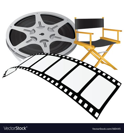 Movie reel Royalty Free Vector Image - VectorStock