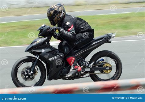 Motorcycle Racing with Yamaha Sniper 150 Editorial Image - Image of ...