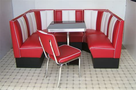 Retro Furniture Diner Booth Set – Hollywood 130 x 190 x 130 – Lawton ...