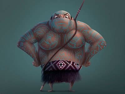 Maori Warrior by Juan Martin Bueno on Dribbble