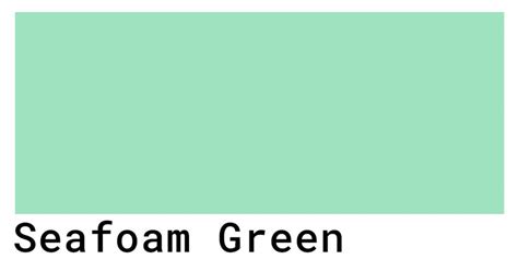 Seafoam Green Color Codes | HEX, RGB, CMYK