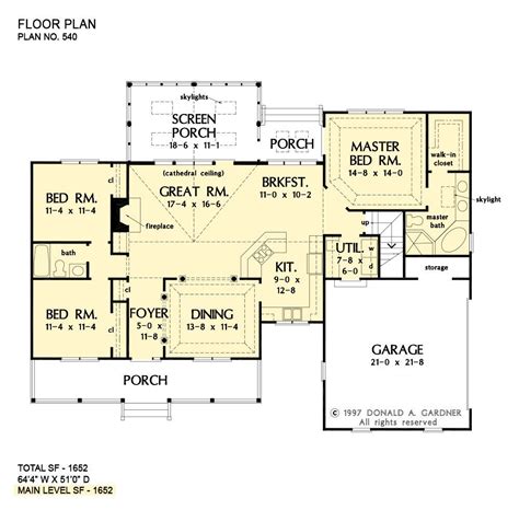 Country Home Designs | Classic House Plans | Don Gardner Farmhouse ...