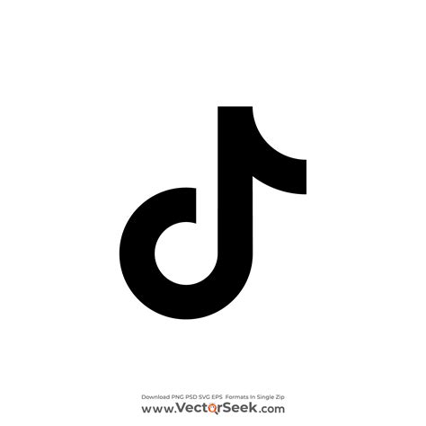 Tiktok Black Icon Logo Vector - (.Ai .PNG .SVG .EPS Free Download) VectorSeek